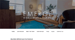 Desktop Screenshot of emergetherapy.com